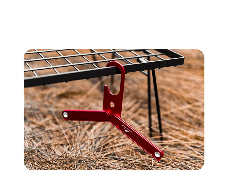 Folding Household Aluminum Alloy Clothes Hanger Outdoor Camping Portable Coat Drying Rack Metal Hangers for Travel