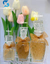 50ml 100ml 6pcs 12pcs Whisky Glass Liquor Bottle French Carved For Alcohol Wedding Gifts Wine Mini Container Storage Favour Set