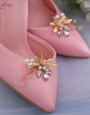 1 Pair Shoe Clips Removable Charm Shoe Buckle Bride Bridesmaid Wedding Shoe Accessories