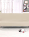 Armless Sofa Covers Elastic Solid Color Sofa Bed Cover Folding Seat Slipcover Dust-proof Stretch Couch Protector for Living Room