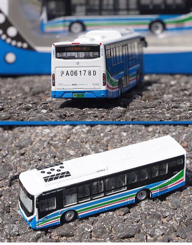 1 120 Scale Shanghai City Tour Bus Diecast Model Vehicle