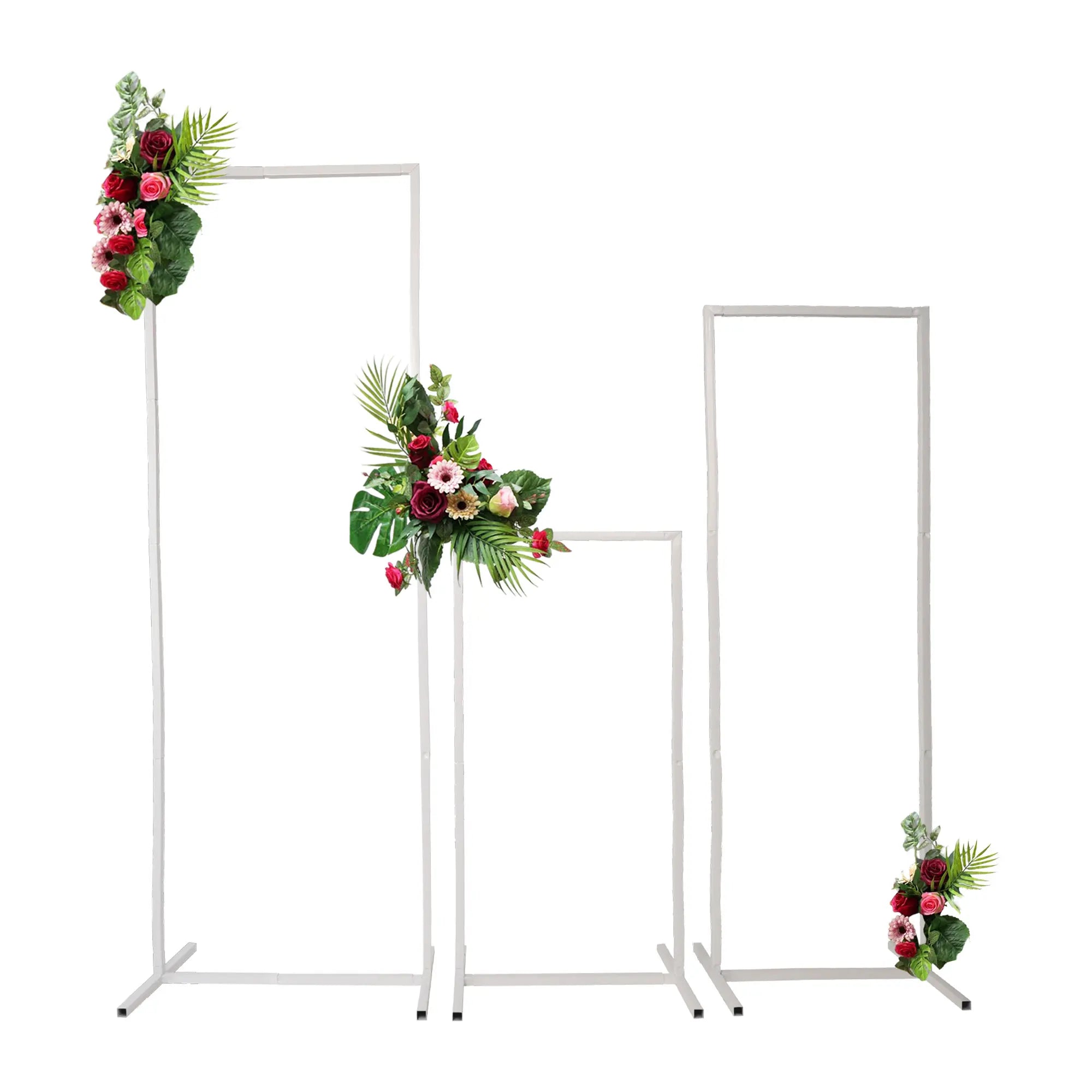 Wedding Arch Metal Iron Backdrop Stand Wedding Floral Decoration Props Birthday Party Balloon Arch Backdrop Stand  Shower