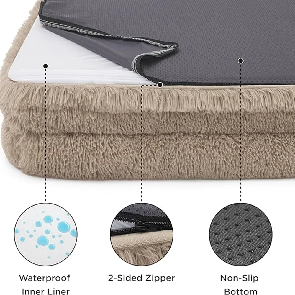 Winter Plush Pet Bed Sofa for Dogs and Cats