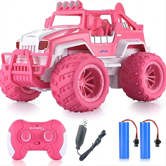 Pink Remote Control Off Road Climbing Car Toy