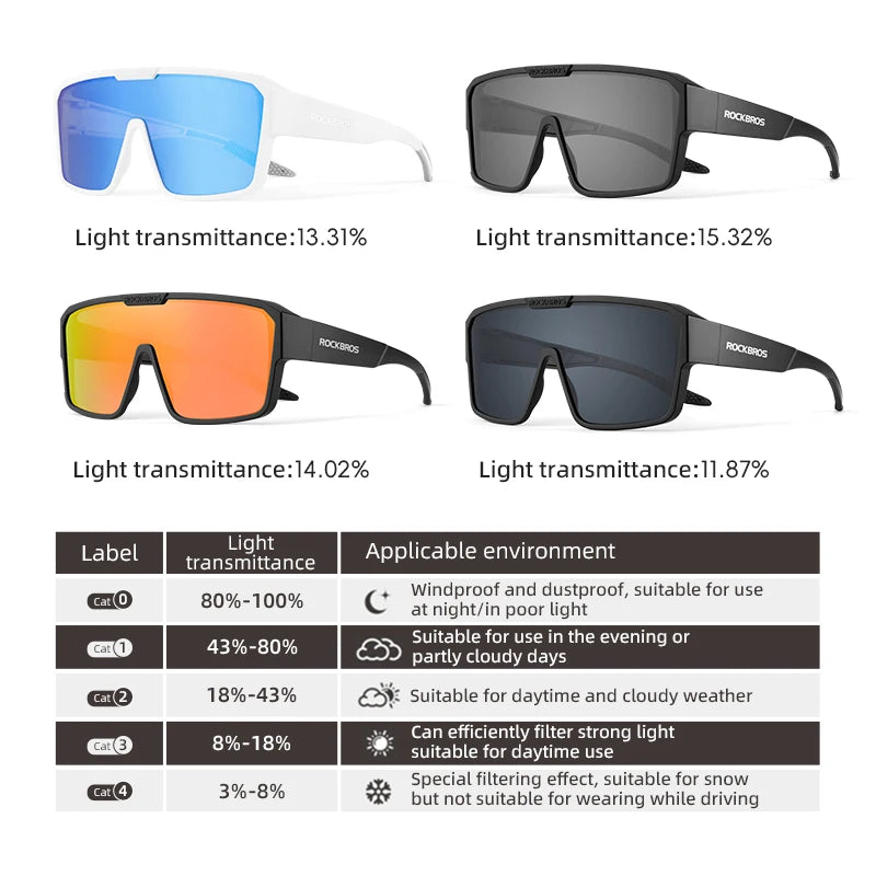 Polarized Cycling Glasses Set for Myopia Glasses UV400 Sun Protection Driving Fishing Hiking Cycling Eyewear Sunglasses