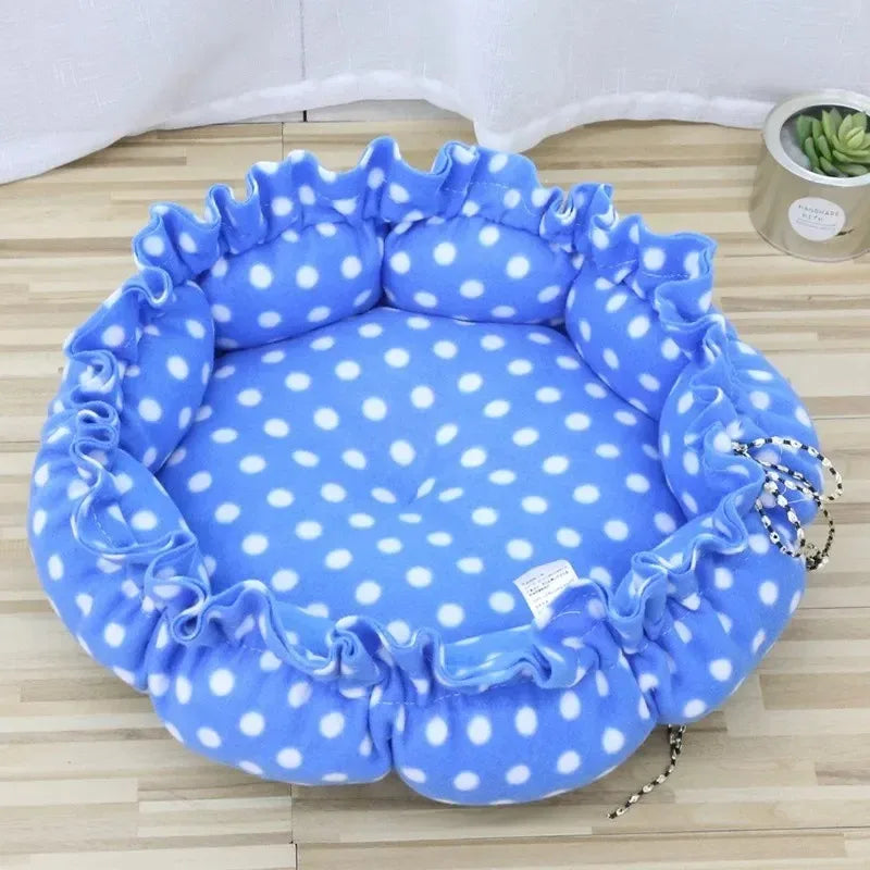 Plush Pet Bed Cushion for Cats and Small Dogs