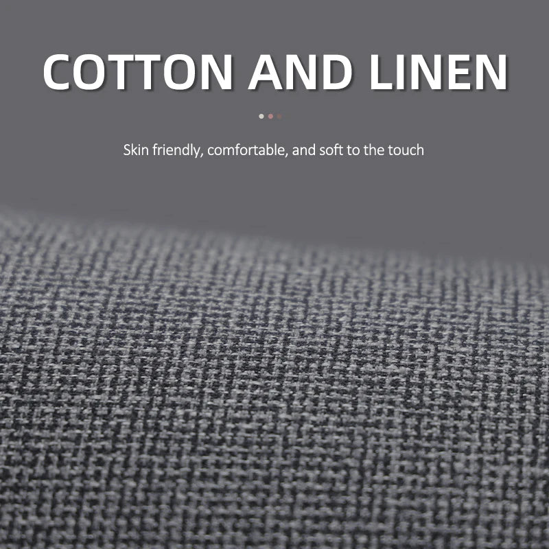 Karcle Car Seat Cover Linen Cotton Car Seat Cushion Soft Universal Auto Seat Cushion Chair Protector Auto Seats Cover Office Pad
