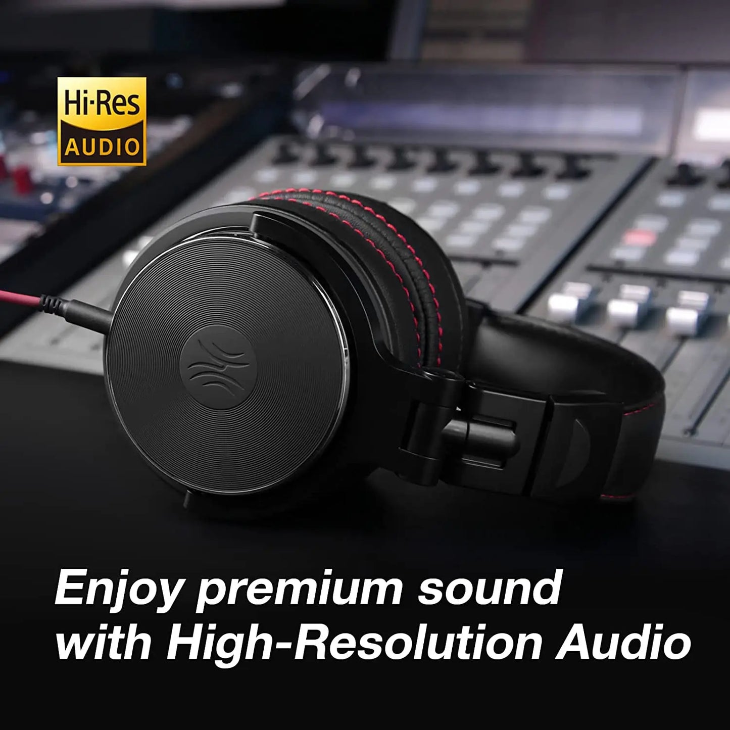 Wired Headphones Professional Studio Pro 10/30/50 DJ Headphones With Microphone Over Ear HiFi Hi-Res Monitor Headset