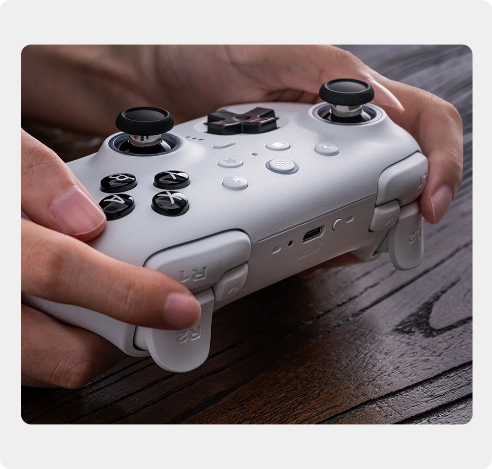 Wireless Gaming Controller with TMR Joysticks Motion Control and Charging Dock for Nintendo Switch and PC
