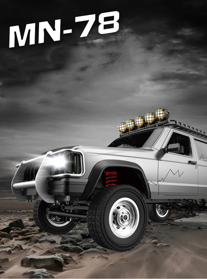 112 Scale Four Wheel Drive RC Cherokee Climbing Car
