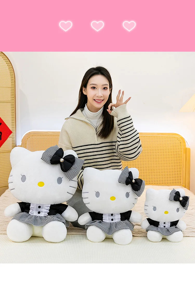 Black Cat Character Plush Stuffed Doll Pillow Toy
