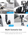 for Gopro Hero 11 10 9 Car Glass Suction Cup Holder with Adapter Screw for Smartphones for Insta360 X3 One X2 Accessories