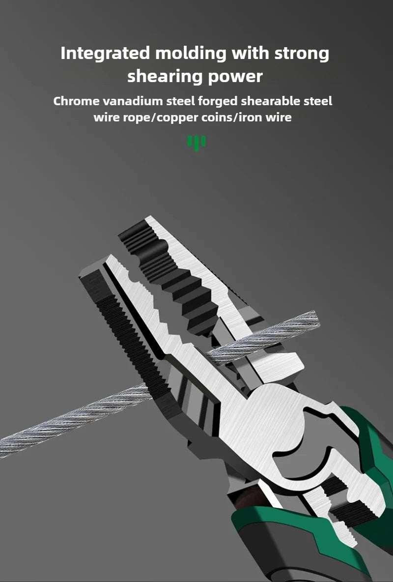 6/8Inch Electrician Wire Pliers Diagonal Pliers Nose Pliers Industrial Labor-saving Steel Plier Electricist Professional Tools