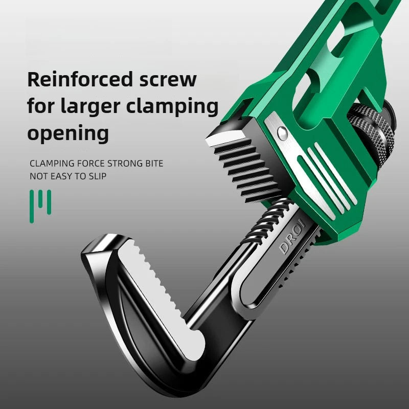 10/12/14/18 Inch Pipe Wrench Universal Monkey Spanner Multi-function plumbing Hand Nut Sink Wrench Pipe Large Open Spanner