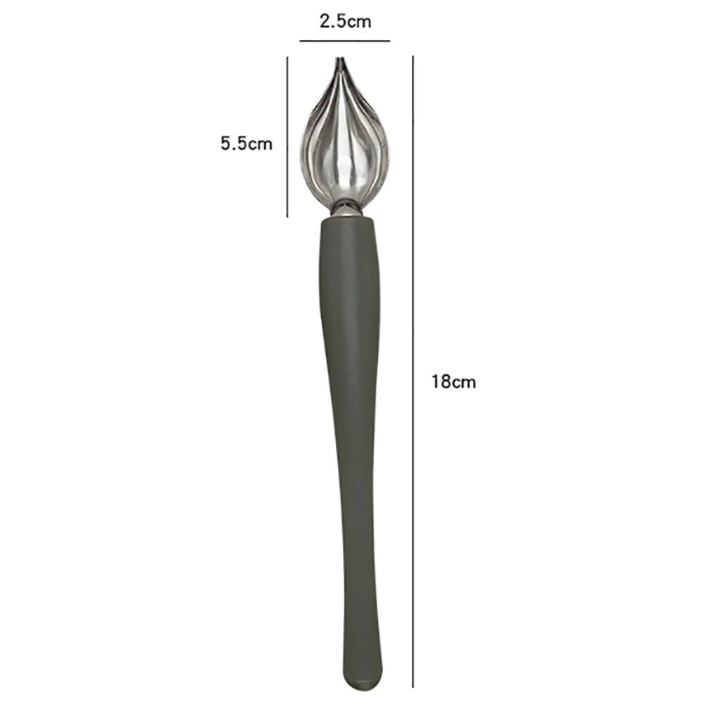 1/5pcs Candy Dipping Tools Chocolate Dipping Fork Spoons Set Culinary Decorating Spoons Chef Art Pencil For Decorative Plates