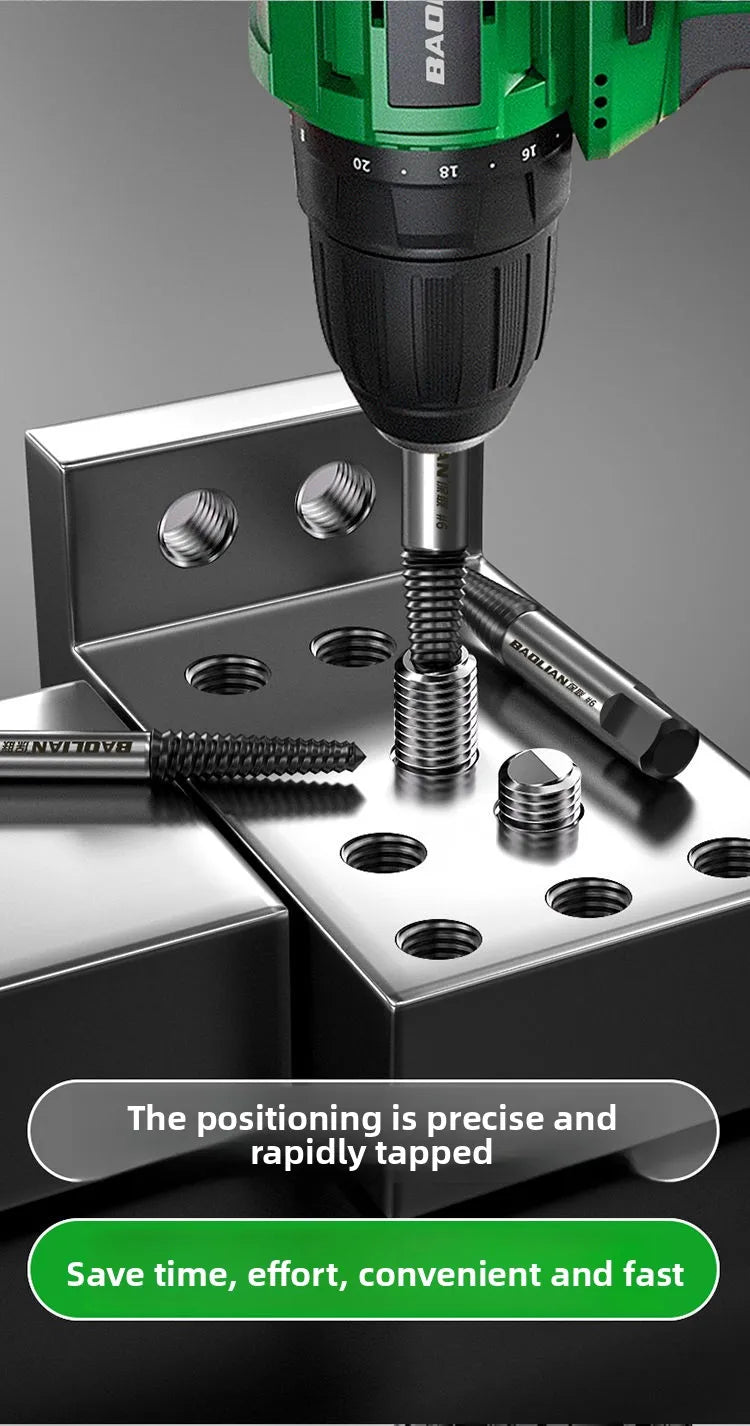 5PCS/6PCS Broken Damaged Screwdriver Extractor Drill Bit Set Carbon Steel Double Side Screw Pull Center Drill Bits