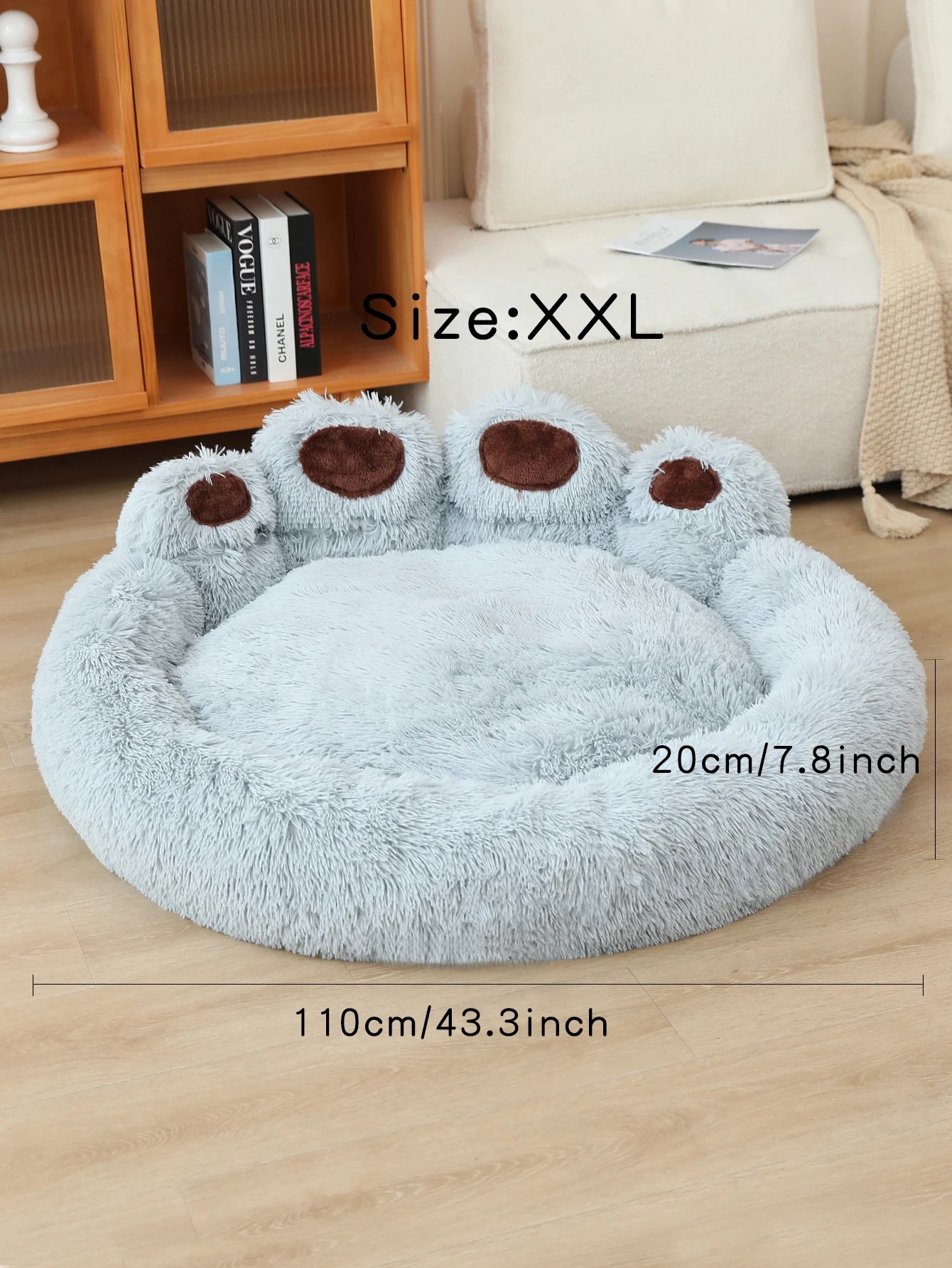 Plush Pet Bed Sofa Cushion for Dogs and Cats