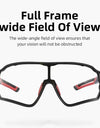 Photochromic Bicycle Glasses UV400 Goggle Large Frame Men Women Sports Bike Eyewear Sungless Adjustable Cycling Glasses