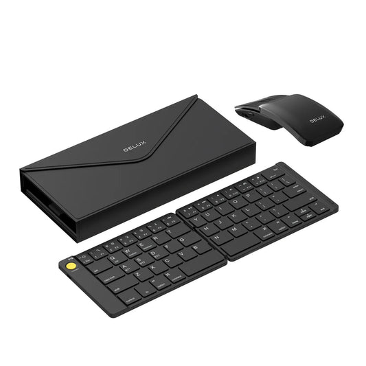 Folding Keyboard & Mouse Combo – Ultra Slim Bluetooth Set