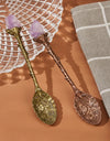 1 Pcs Crystal Head Spoon Vintage Carved Alloy Coffee Spoon Ice Cream Dessert Tea Dining Kitchen Accessories