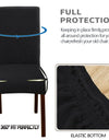 1PC Stretch Dining Chair Covers Leaves Jacquard Seat Covers Universal Size Dust Covers for Hotel Banquet Wedding Chairs Decor