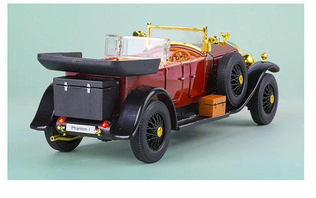 1:24 Rolls Royce Phantom I 1925 Luxury Classic Retro Sedan Alloy Diecast Model Car Home Trendy Toys Ornaments Birthday Present
