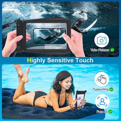 Crossbody Waterproof Phone Bag Pouch For iPhone Large Capacity Swimming Water Proof Case