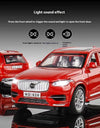 Simulation 1:32 Volvo XC90 SUV Alloy Diecast Metal Model Sound & Light Toy Car Central Control Ornaments Display Present For Boy