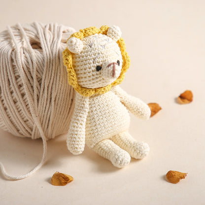 New Crochet Plush Lion Dolls Baby Gift Newborn Baby Girls Boys Photography Prop Photo Crochet Knit Toy Knitted Animal Doll