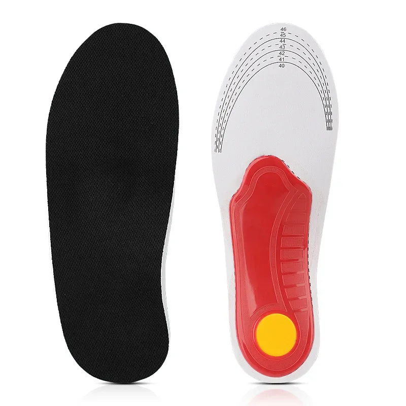1Pairs Orthotic High Arch Support Insoles Pad 3D Arch Support Flat Feet for Women Men Orthopedic Foot Pain Damping Cushion