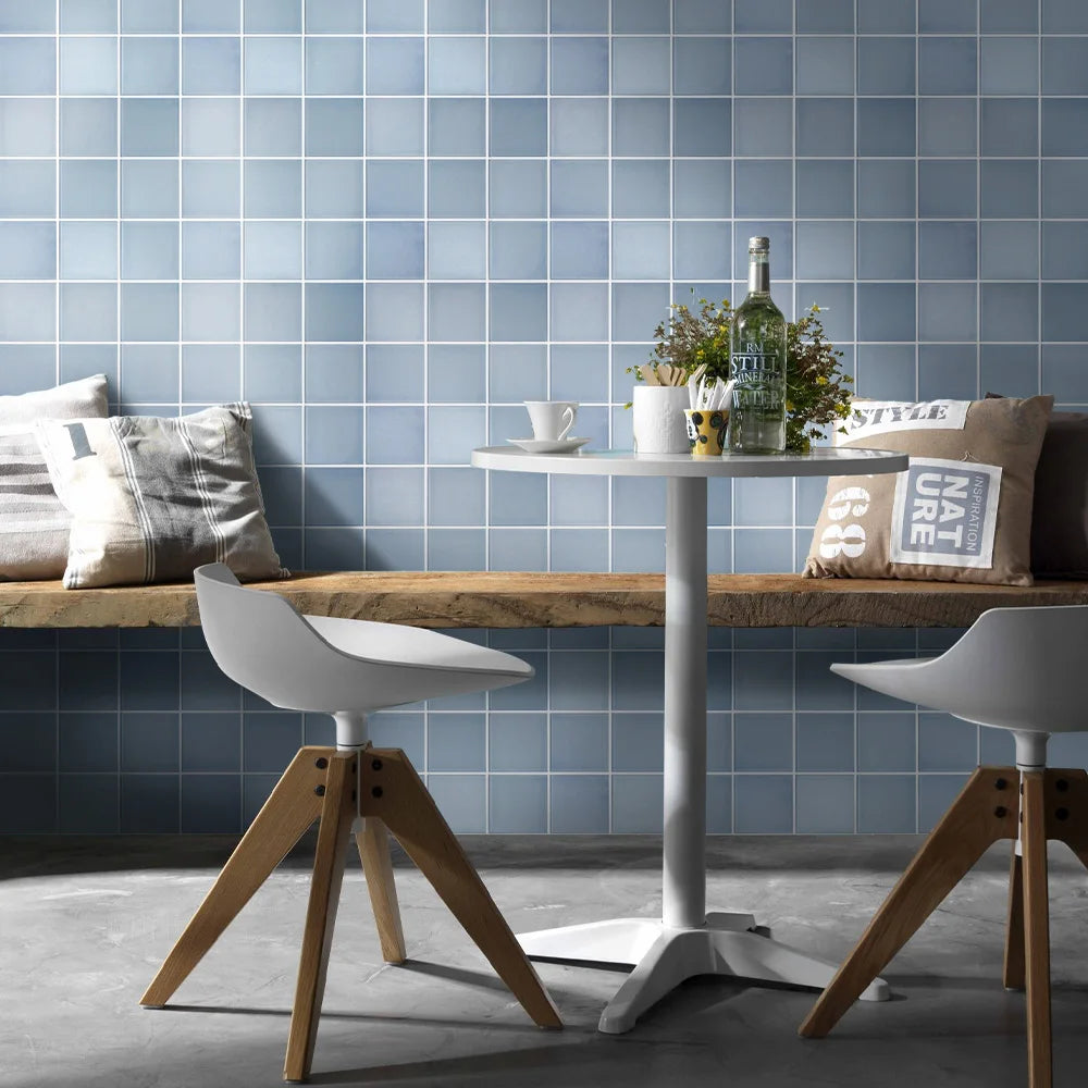 10pcs 3D Tile Stickers, Self-adhesive Green Tile Backsplash for Kitchen Bathroom, Waterproof, Matt, 30 x 30cm, Interior Wall Decor