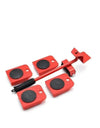 5Pcs/set Furniture Mover Tool Set Heavy Stuffs Moving Roller with Bar Furniture Mover Lifter with Wheel Professional Moving Tool