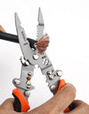 Collapsible Wire Stripper and Cutter Time-Saving Labor-Saving Repair Scissors Wire Stripping Crimping Pliers Hand Tool