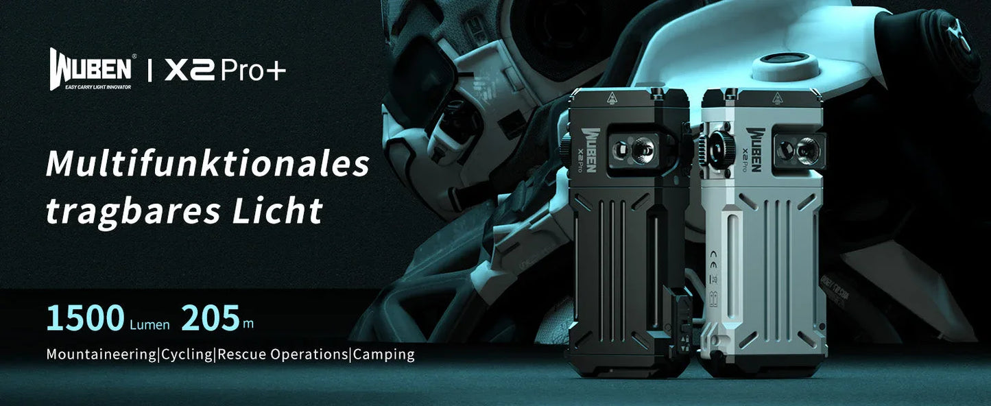 1500 Lumen Rechargeable Magnetic EDC Flashlight With Tiltable Side Light