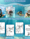 Scuba Diving Mask Snorkel Set For Adults Tempered Glass Professional Panoramic Snorkeling Gear Swimming Training Snorkel Kit