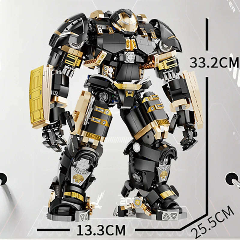 Hulkbuster Building Blocks MOC Model Iron Man Bricks Sets Marvel Superheroes DIY Toys for Boys Adult Collecting Toy