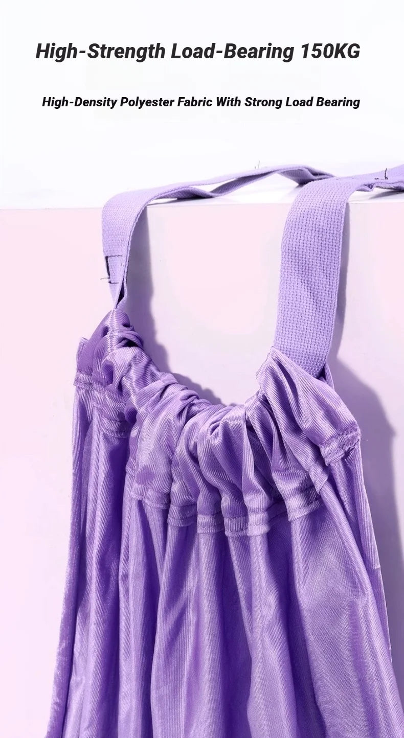 Adjustable Aerial Yoga Strap Pull Rope Women Hammock Stretch Leg Splits Trainer Female Gym Belt Swing Stretching Fitness