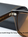 square Vintage Sunglasses Men Polarized Sunglass Driving Sun glasses