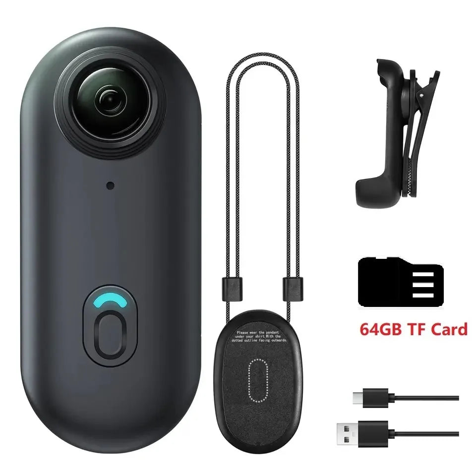 Mini 4K Thumb Action Camera with WiFi Remote Control and Electronic Image Stabilization
