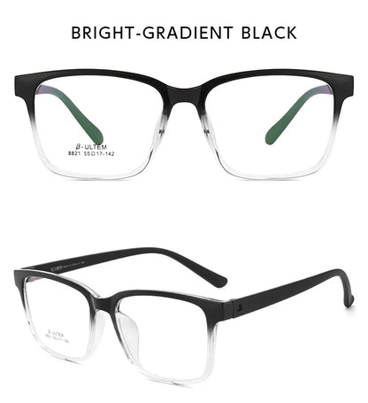 HONGMEI Ultralight and Comfortable Men's and Women's Glasses Frame TR90 Screwless Design Optical Prescription Glasses Frame 8821