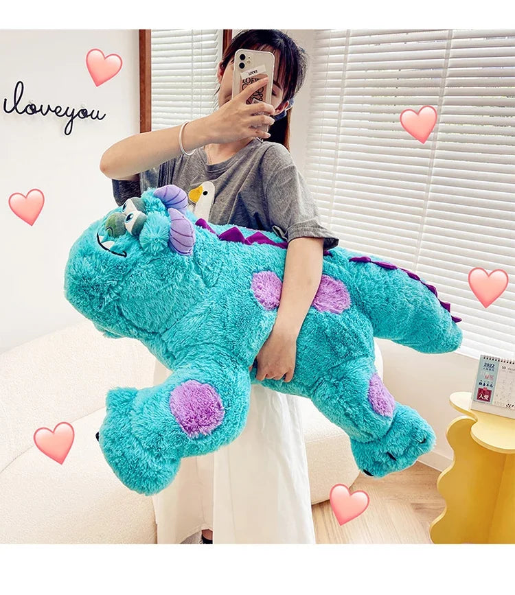 140cm Disney Large James P. Sullivan Stuffed Toys Monsters Plush Dolls  Anime Soft Pillow Room Deco Kawaii Pillow Hugs Kid Gifts