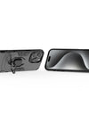 For iPhone 16 Pro Max Case For iPhone 16 Pro Max Cover Armor Silicone PC Finger Ring Stand Phone Shockproof Protector Case