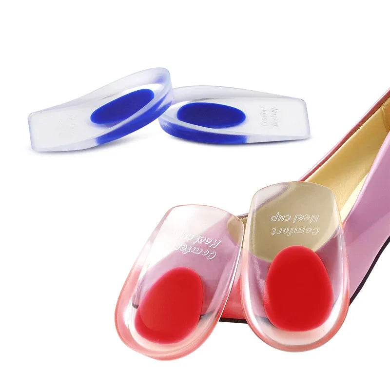 1Pair Spurs Pain Foot Shoe Insoles Silicone Gel Orthopedic Insole for Feet Height Increasing Shoe Pads Shock Absorbing Shoe Sole