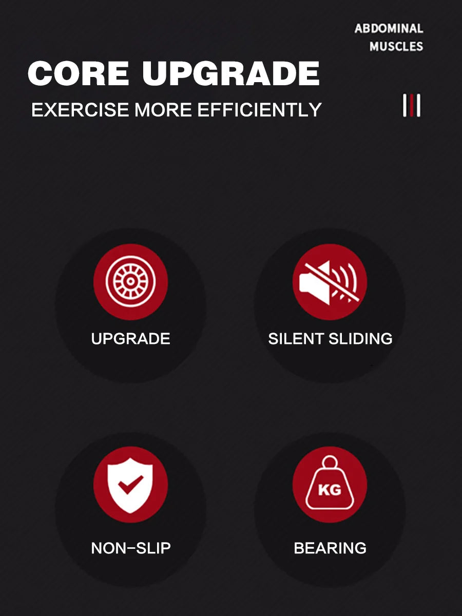 Ab Roller Wheel, Abs Workout Equipment for Abdominal & Core Strength Training, Exercise Wheels for Home Gym, Fitness Equipment