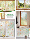 Heat Control Rainbow Window Vinyl Security Window Tinting Sun Protection Film Non Adhesive Window Stickers Stained Glass