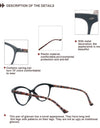 Lady Cat Eye Reading Glasses Women Spring Hinge Lightweight Presbyopia Readers Eyeglasses with Diopter +0.5 to +4.0