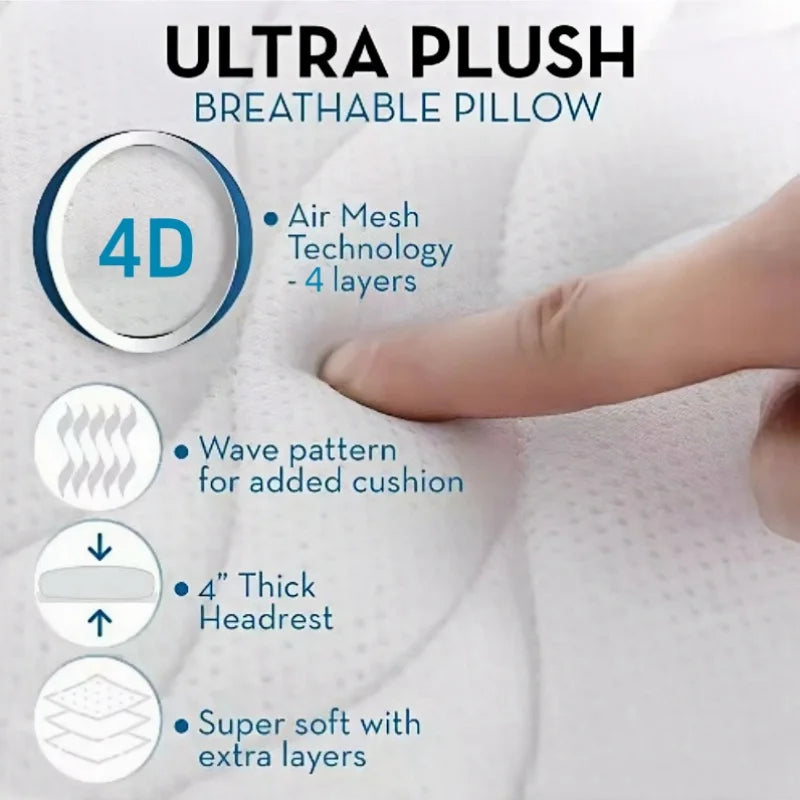 Full Body Bath Pillow Non-slip Bathtub Cushion Bath Tub Headrest Waist Pillow Breathable Bath Mat For Any Tub