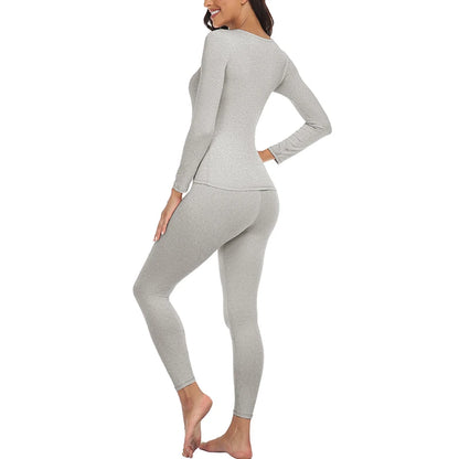 Long Johns Thermal Underwear for Women Base Layer Cold Weather Top Bottom Ultra-Soft Underwear Set