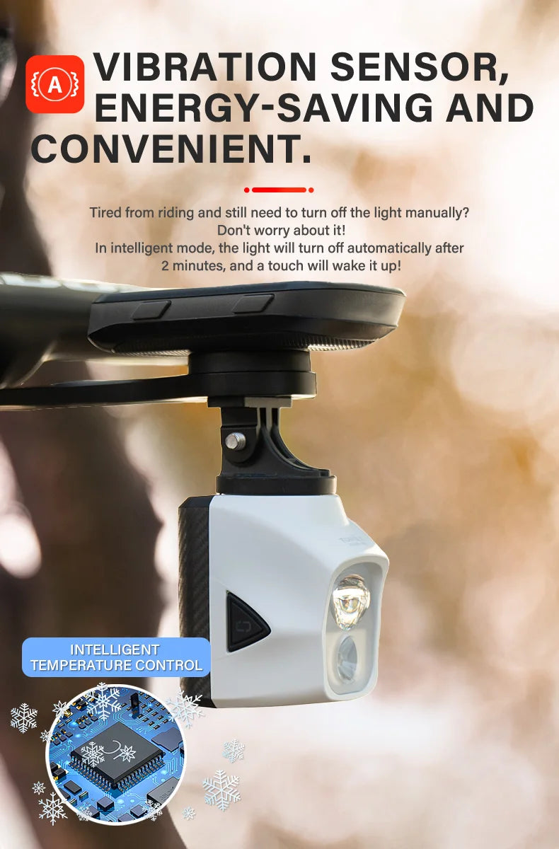 DL1200S/DL1700 Bicycle Light With Cut-Off Line Beam1900LM Rechargeable Front Light Power Bank Mtb Cycling Headlights