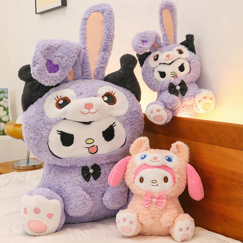 Kawaii Kuromi Transformation Plush Toy Soft Stuffed Doll